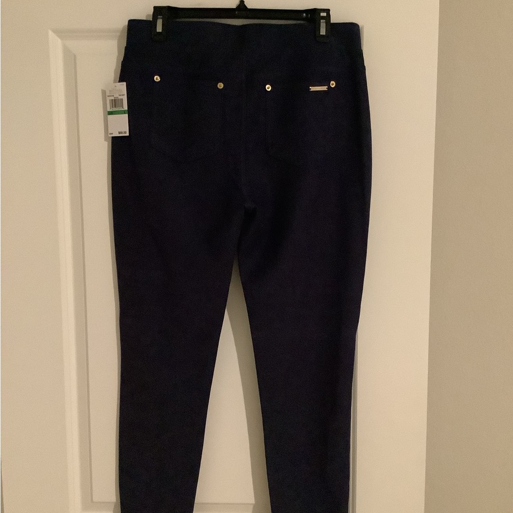 MICHAEL Michael Basics True Navy Blue Pants NEW $68 - Picture 3 of 4